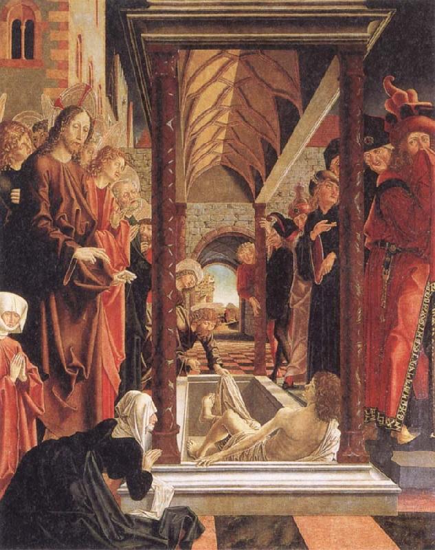 PACHER, Michael The Resurrection of Lazarus Sweden oil painting art